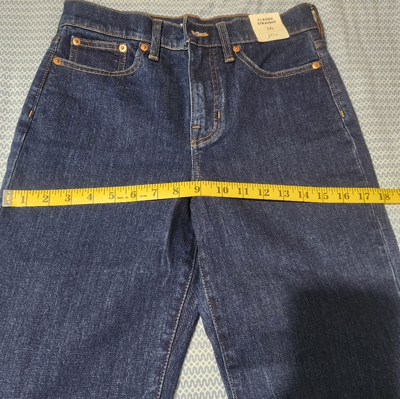 J CREW women classic straight jeans. Size 26 - Picture 10 of 14